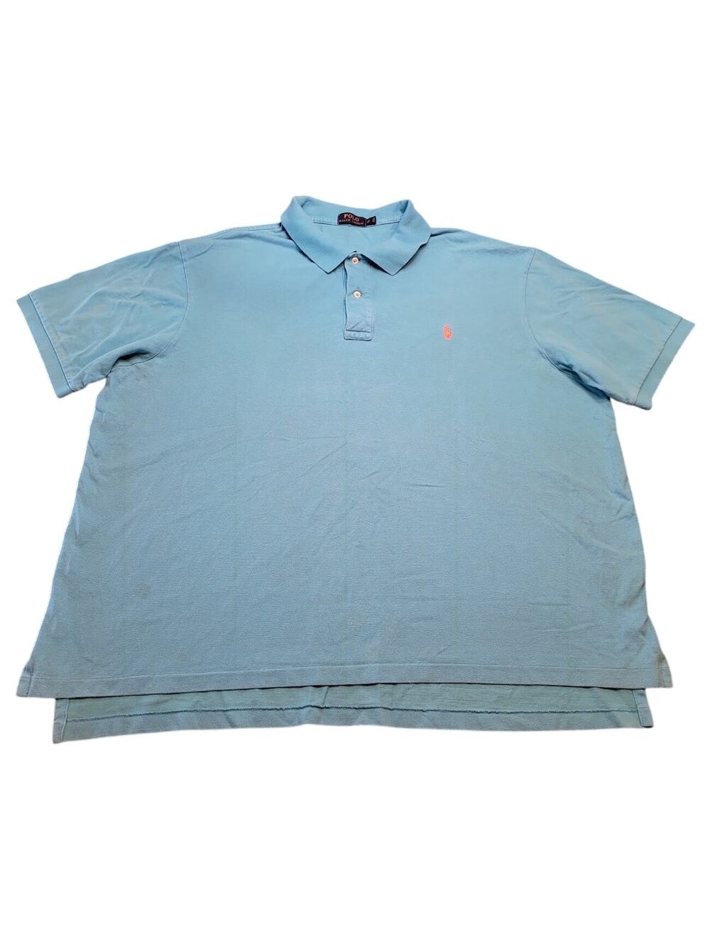 Ralph Lauren Aqua Polo Big Tall 3XB Heritage Preppy